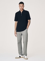 Grey Light Slim Fit Stretch Chinos Trousers - Image 4 of 10