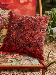 Joe Browns Red Totally Tropical Sunset Reversible Garden Cushion - Image 2 of 4