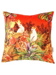 Joe Browns Red Totally Tropical Sunset Reversible Garden Cushion - Image 3 of 4