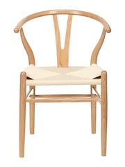 Pacific Natural Beech Wood and Natural Rope Dining Chair - Image 2 of 6