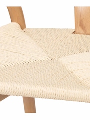Pacific Natural Beech Wood and Natural Rope Dining Chair - Image 6 of 6