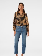 Forever New Brown Estelle Raglan Blouse - Image 5 of 5