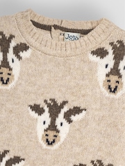 JoJo Maman Bébé Natural Friesian Cow Jumper - Image 3 of 3
