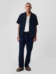 Gap Blue Denim Short Sleeve Oxford Shirt - Image 3 of 4