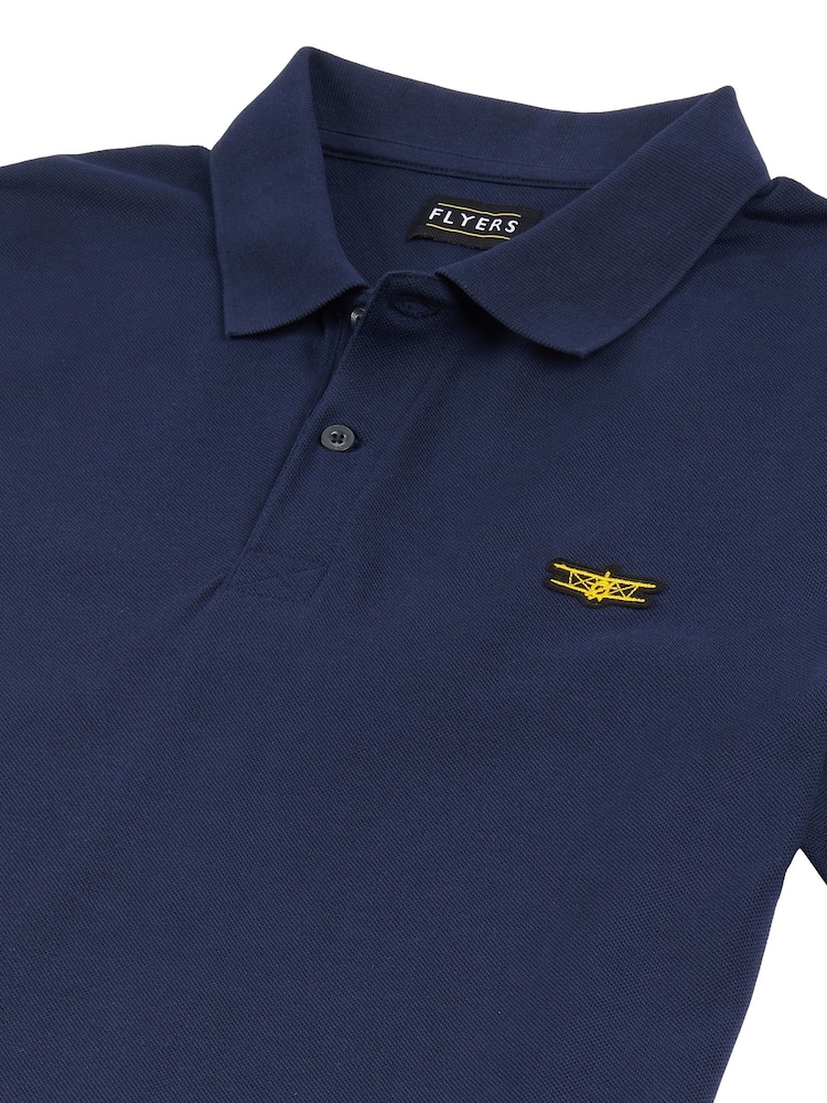 Flyers Mens Classic Fit 100% Cotton Polo Shirt - Image 9 of 9
