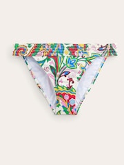 Boden Cream Milos Smocked Bikini Bottoms - Image 6 of 7