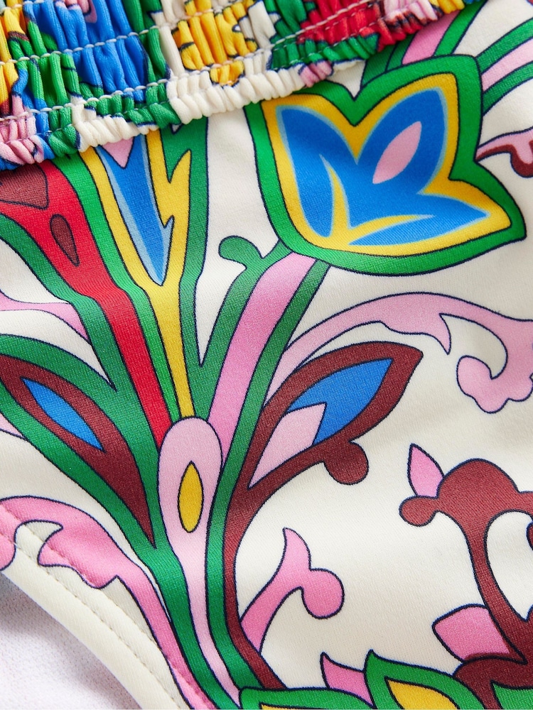Boden Cream Milos Smocked Bikini Bottoms - Image 7 of 7
