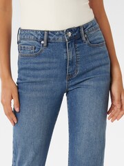 Forever New Blue Niki Ankle Straight Leg Jeans - Image 2 of 5