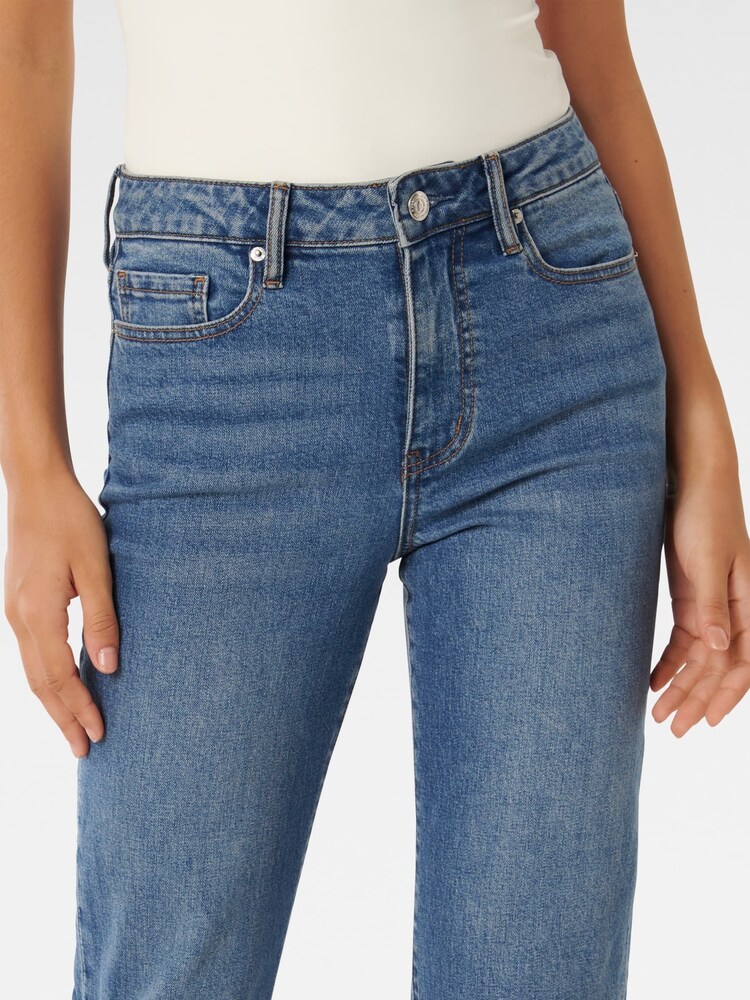 Forever New Blue Niki Ankle Straight Leg Jeans - Image 2 of 5
