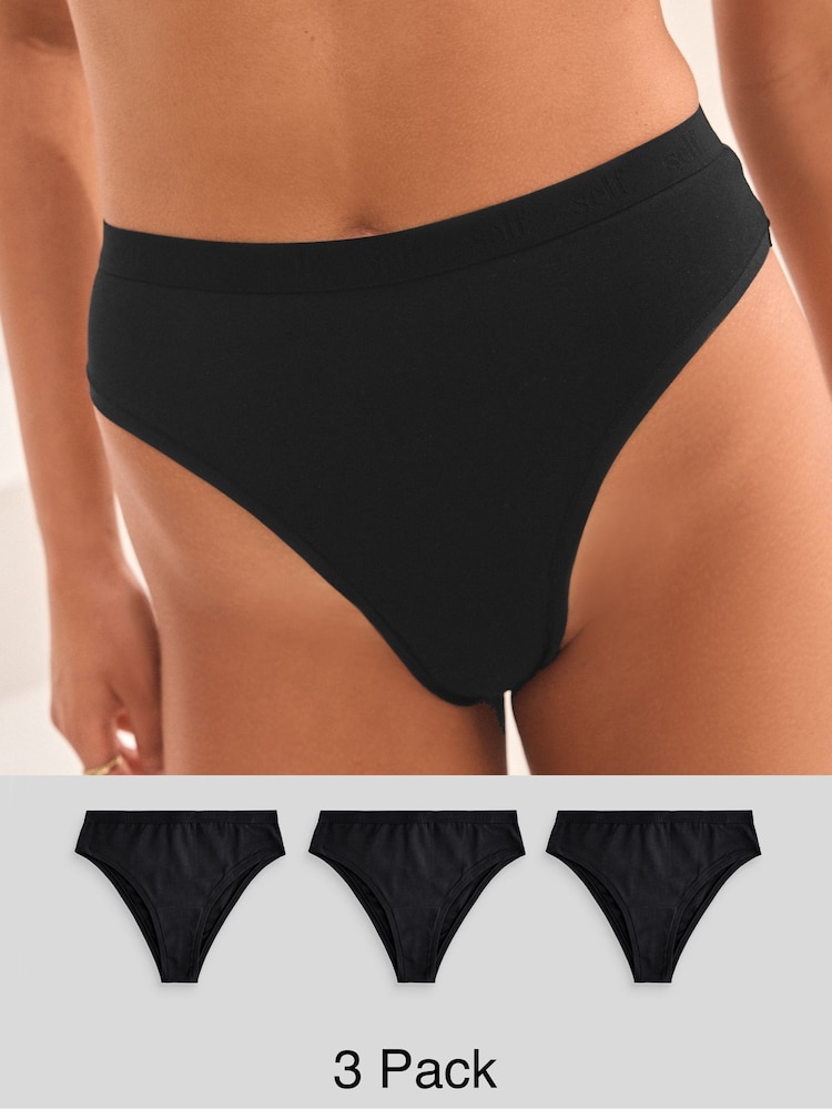self. Unterhosen mit hohem Baumwollanteil, 3er-Pack - Bild 1 von 12 self. Unterhosen mit hohem Baumwollanteil, 3er-Pack - Bild 1 von 12