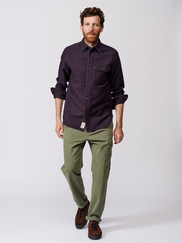 Aubin Stubton Moleskin Overshirt - Image 1 of 6