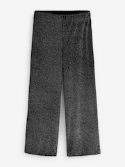 Black Sparkle Pinstripe Jersey Trousers - Image 5 of 6