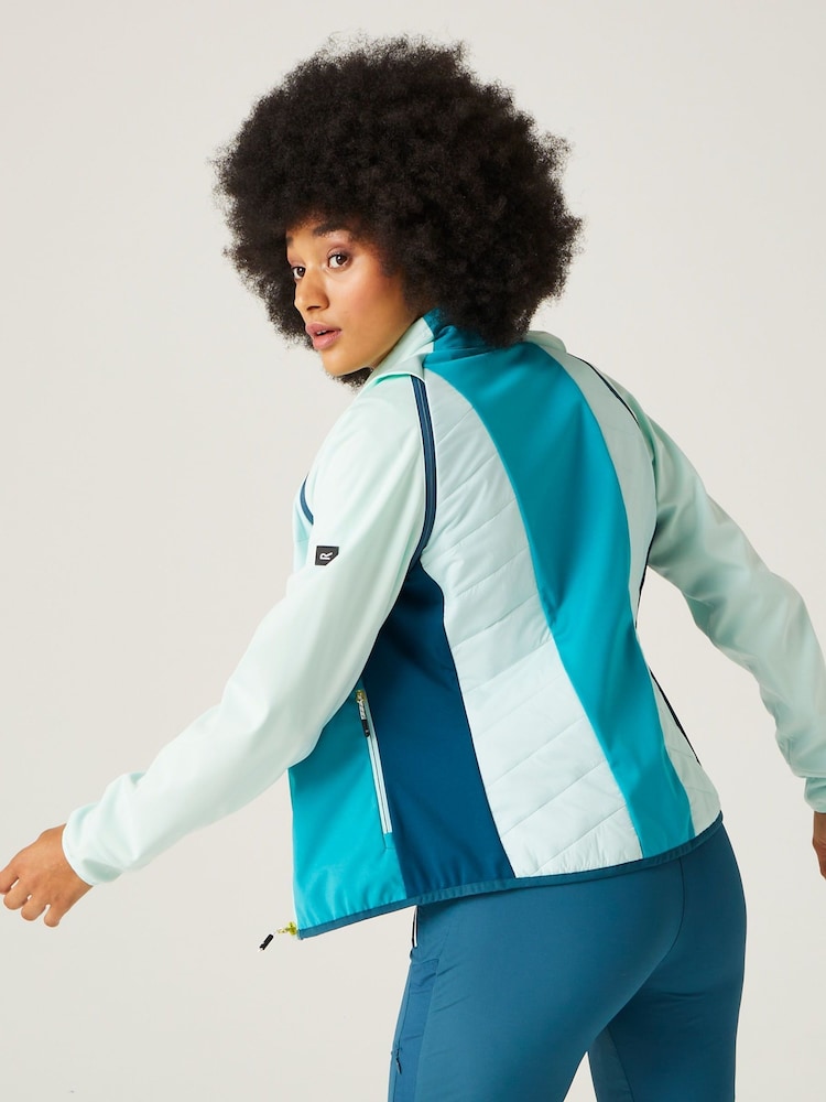 Regatta Blue Womens Waterproof Steren II Hybrid Jacket - Image 2 of 10