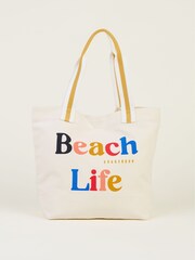 Brakeburn Cream Beach Life Bag - Image 1 of 5