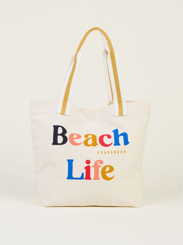 Brakeburn Cream Beach Life Bag - Image 1 of 5