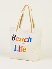 Brakeburn Cream Beach Life Bag - Image 3 of 5