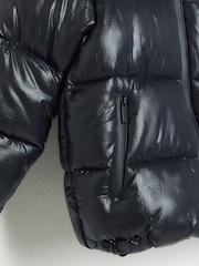 River Island Black Boys Heavyweight Puffer Coat - Image 4 of 4