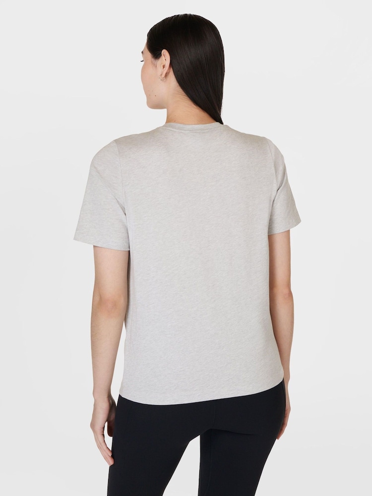 Sweaty Betty Grey Essential Crew Neck T-Shirt - Image 2 of 5