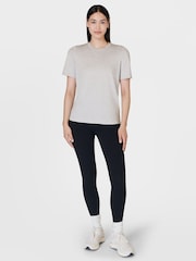 Sweaty Betty Grey Essential Crew Neck T-Shirt - Image 3 of 5