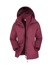 Mountain Warehouse Purple Womens Fell 3 In 1 Water Resistant Jacket - Image 1 of 6
