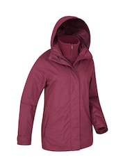 Mountain Warehouse Purple Womens Fell 3 In 1 Water Resistant Jacket - Image 2 of 6