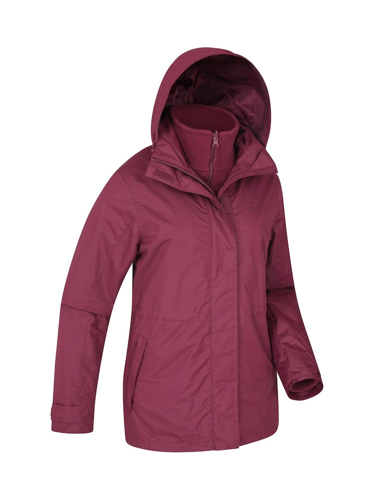 Mountain Warehouse Purple Womens Fell 3 In 1 Water Resistant Jacket - Image 2 of 6