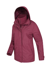 Mountain Warehouse Purple Womens Fell 3 In 1 Water Resistant Jacket - Image 3 of 6