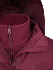 Mountain Warehouse Purple Womens Fell 3 In 1 Water Resistant Jacket - Image 4 of 6
