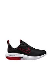 Nike Black/Red Youth Air Zoom Arcadia 2 Running Trainers - Image 1 of 4