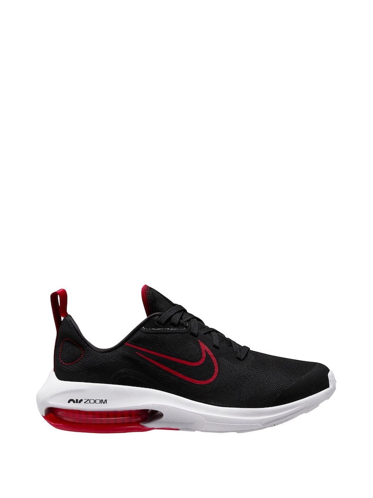 Nike Black/Red Youth Air Zoom Arcadia 2 Running Trainers - Image 1 of 4
