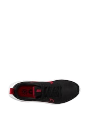 Nike Black/Red Youth Air Zoom Arcadia 2 Running Trainers - Image 3 of 4