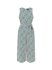 Mela Green Ditsy Print Culotte Jumpsuit - Image 5 of 5