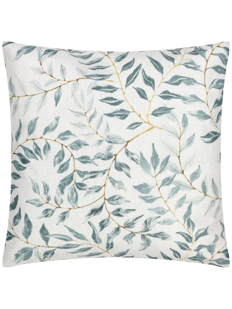 Evans Lichfield Green Vinea Floral Outdoor Cushion - Image 1 of 4