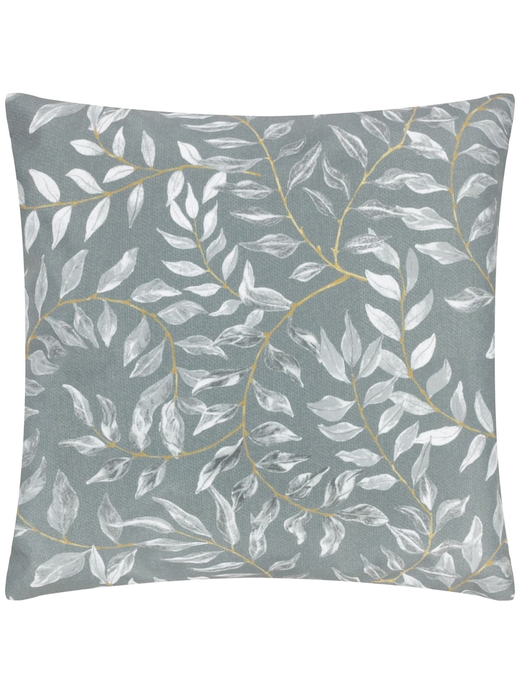 Evans Lichfield Green Vinea Floral Outdoor Cushion - Image 2 of 4