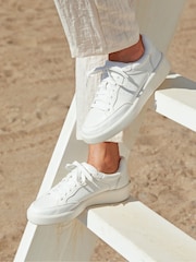 Linzi White Romie Two-Tone Lace-Up Trainers - Image 1 of 5