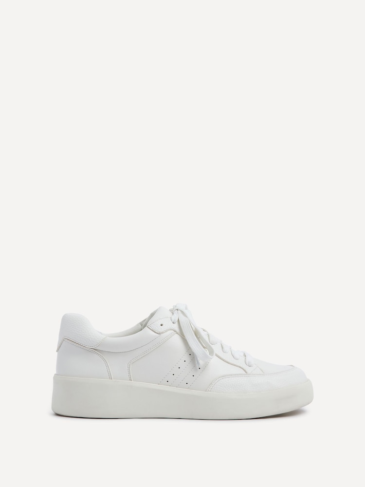 Linzi White Romie Two-Tone Lace-Up Trainers - Image 2 of 5