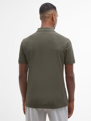 Vert olive - Barbour International Polo Essentiel 100% coton - Image 2 de 6