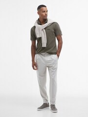 Vert olive - Barbour International Polo Essentiel 100% coton - Image 3 de 6