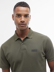 Vert olive - Barbour International Polo Essentiel 100% coton - Image 4 de 6