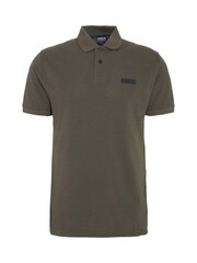 Vert olive - Barbour International Polo Essentiel 100% coton - Image 6 de 6