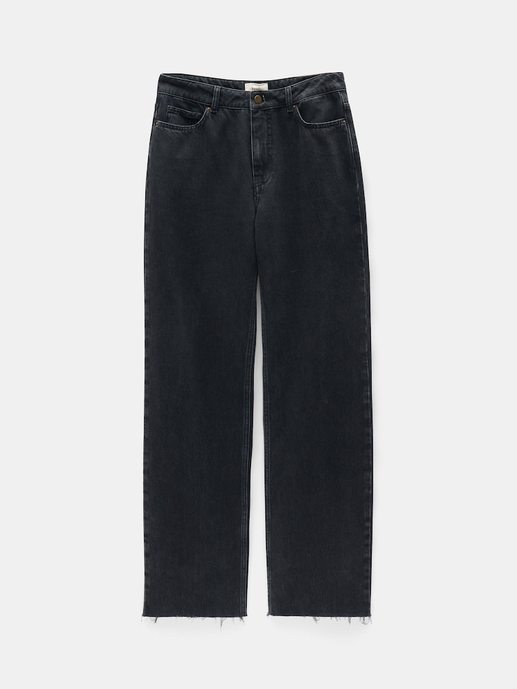 Schwarz - Hush Remy Straight Slouch 100% Baumwolljeans - Bild 4 von 4 Schwarz - Hush Remy Straight Slouch 100% Baumwolljeans - Bild 4 von 4