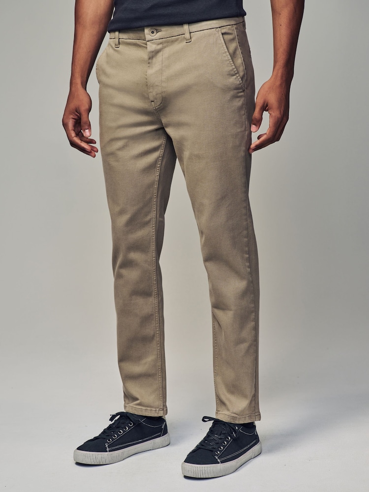 Light Stone Slim Fit Motionflex Chino Trousers - Image 1 of 10