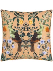Wylder Multicolour Kali Mirrored Birds Tropical Outdoor Cushion - Image 1 of 3