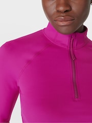 Sweaty Betty Pro Run Sweat-Top mit kurzem Reißverschluss - Bild 5 von 8