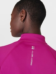 Sweaty Betty Pro Run Sweat-Top mit kurzem Reißverschluss - Bild 6 von 8