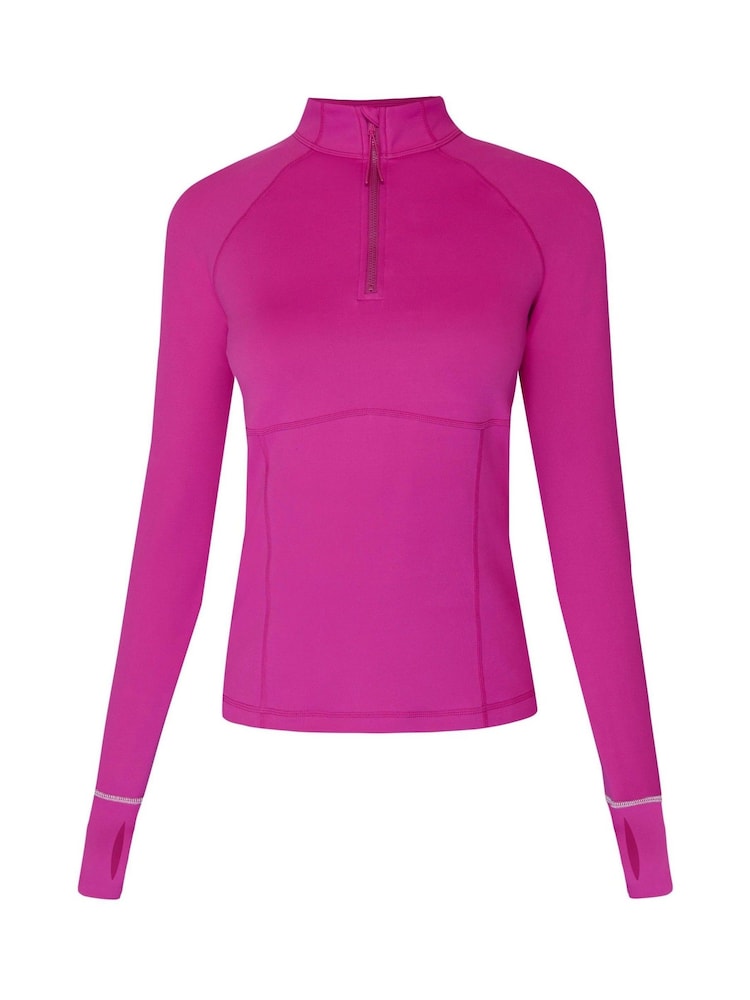 Sweaty Betty Pro Run Sweat-Top mit kurzem Reißverschluss - Bild 8 von 8