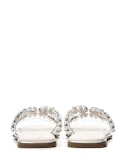 Moda in Pelle Natural Terra Jewelled H Band Perspex Sliders - Image 3 of 4