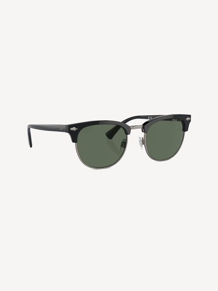 Polo Ralph Lauren Black Round Sunglasses - Image 1 of 5