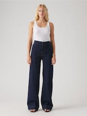 Levi's® Slick Streets Ribcage Wide Leg Tailor 100% Cotton Jeans - Image 1 of 8