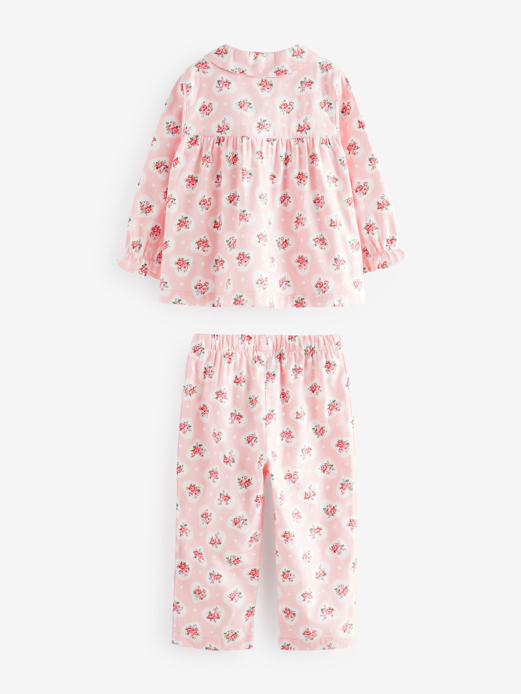 Buy Pink Cath Kidston Woven Button Through Floral Pyjamas from